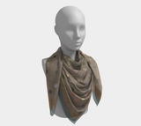 “Color Matrix” in brown with dusky blue edge