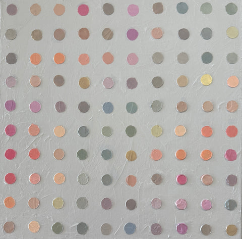 “Confetti 3” 20x20 inch painting