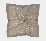 “Color Matrix” in brown with dusky blue edge