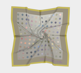 “Color Matrix” in Grey with chartreuse edge